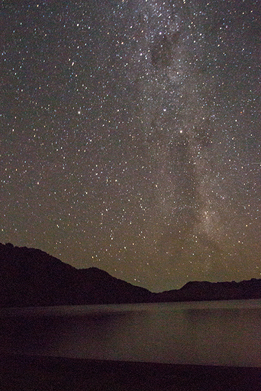 Diese wunderschönen Sterne boten sich uns in einer kalten, klaren Nacht am "lake Okareka".